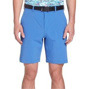 NWT Walter Hagen Perfect 11 Performance Golf Flat Front Blue Shorts size 40